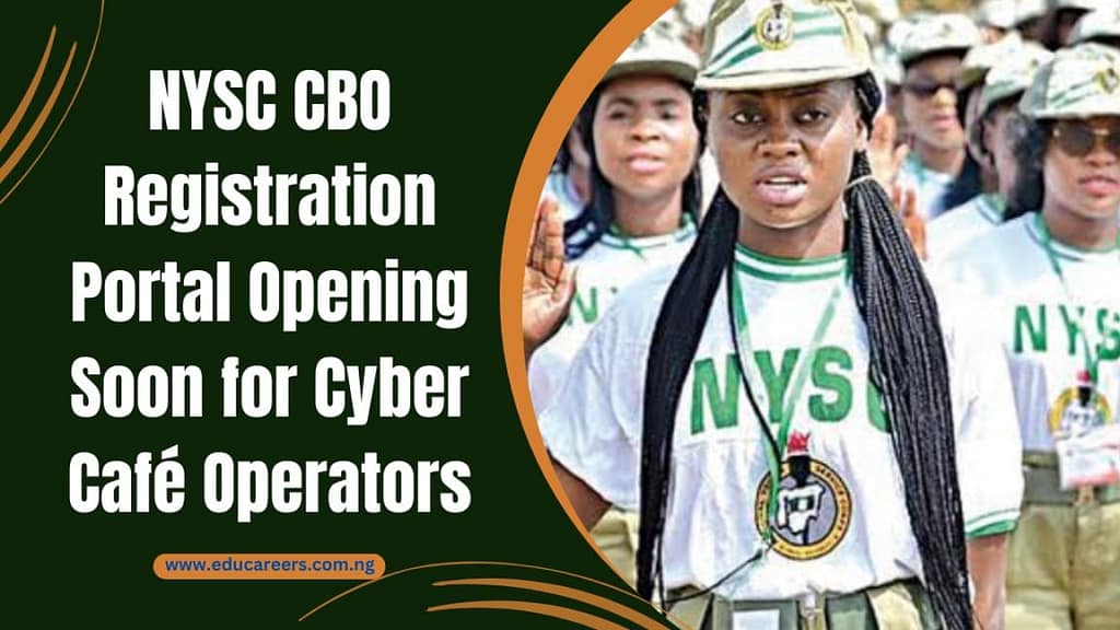NYSC CBO Registration Portal Opening Soon for Cyber Café Operators